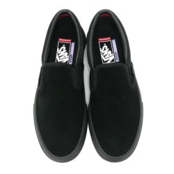 VANS SHOES バンズ シューズ スニーカー SKATE SLIP ON 黒/黒 BLACK/BLACK（US企画） スケートボード スケボー 1