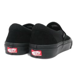 VANS SHOES バンズ シューズ スニーカー SKATE SLIP ON 黒/黒 BLACK/BLACK（US企画） スケートボード スケボー 2