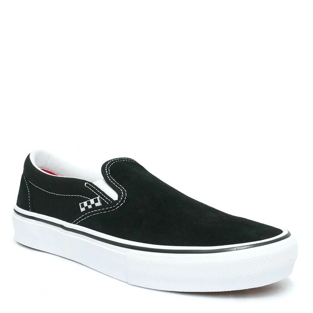 VANS SHOES バンズ シューズ スニーカー SKATE SLIP ON 黒/白 BLACK/WHITE