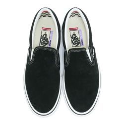 VANS SHOES バンズ シューズ スニーカー SKATE SLIP ON 黒/白 BLACK/WHITE-1