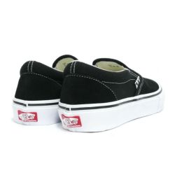 VANS SHOES バンズ シューズ スニーカー SKATE SLIP ON 黒/白 BLACK/WHITE-2