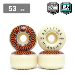 SPITFIRE WHEEL スピットファイヤー ウィール FORMULA FOUR (F4) CLASSIC 97D ORANGE 53mm