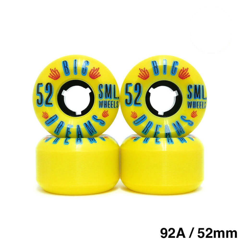 クルージング用 SMALL SOFT WHEEL スモール ソフトウィール SUCCULENT CRUISER MELLOW YELLOW 黄 52mm