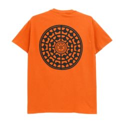 TRAFFIC T-SHIRT トラフィック Tシャツ TRAFFIC X COLOR COMMUNICATIONS MANHOLE ORANGE 