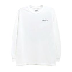 TRAFFIC LONG SLEEVE トラフィック ロングスリーブTシャツ TRAFFIC X COLOR COMMUNICATIONS LUGGAGE WHITE 1