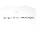 TRAFFIC LONG SLEEVE トラフィック ロングスリーブTシャツ TRAFFIC X COLOR COMMUNICATIONS LUGGAGE WHITE 3