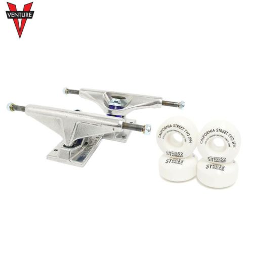 足回りセット VENTURE SET ベンチャー トラック＆ウィール＆ベアリングセット（トリック用） スケートボード スケボー 1