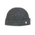 COLOR COMMUNICATIONS KNITCAP カラーコミュニケーションズ ニットキャップ DRIP EMB WOOL CUFF CHARCOAL GREY 
