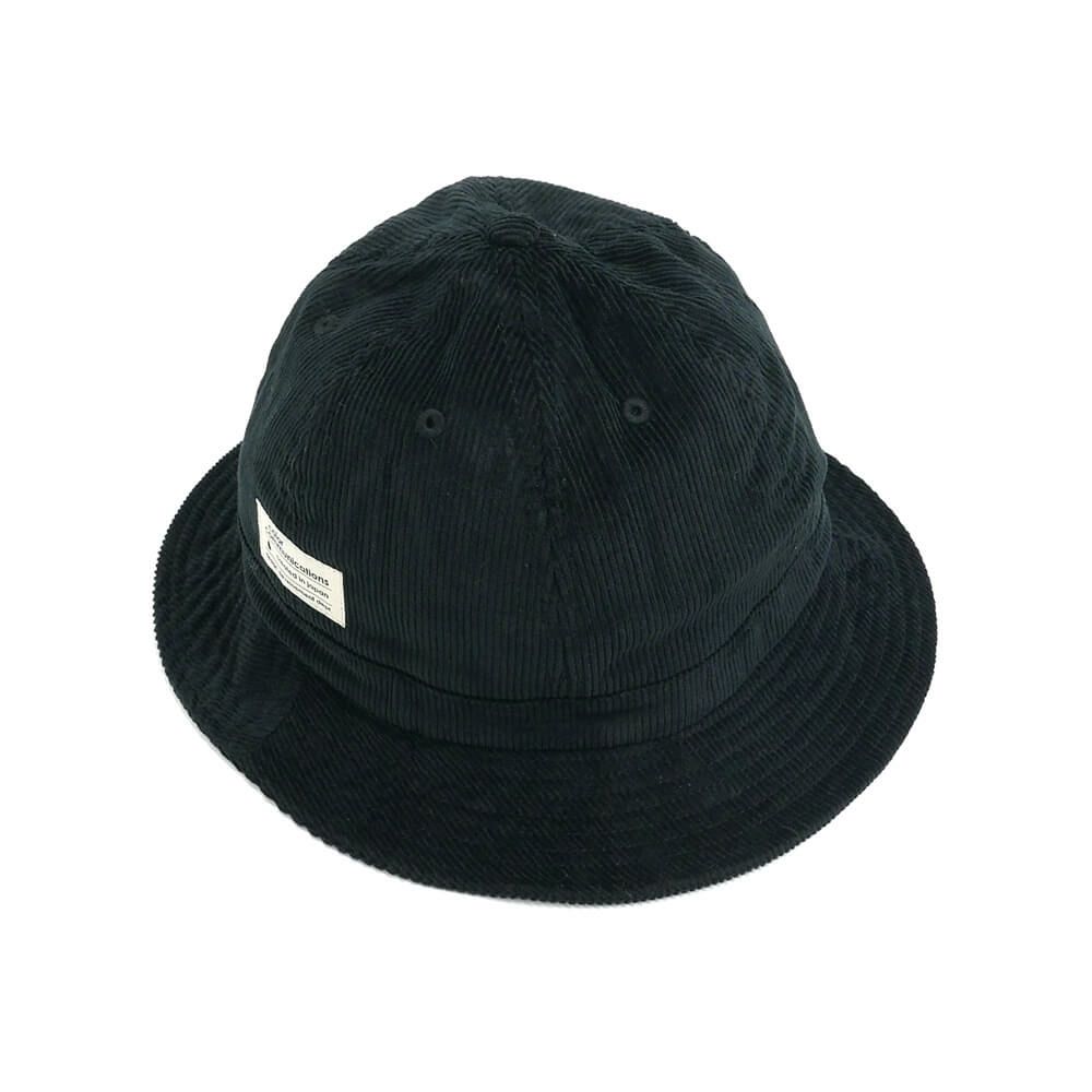 COLOR COMMUNICATIONS HAT カラーコミュニケーションズ ハット COTTON TAG METRO CORD BLACK 2