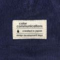 COLOR COMMUNICATIONS HAT カラーコミュニケーションズ ハット COTTON TAG METRO CORD NAVY 4