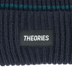 THEORIES KNITCAP セオリーズ ニットキャップ MONO STRIPE BEANIE HARBOR BLUE 2