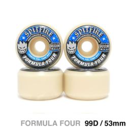 SPITFIRE WHEEL スピットファイヤー ウィール FORMULA FOUR (F4) CONICAL FULL 99D 53mm