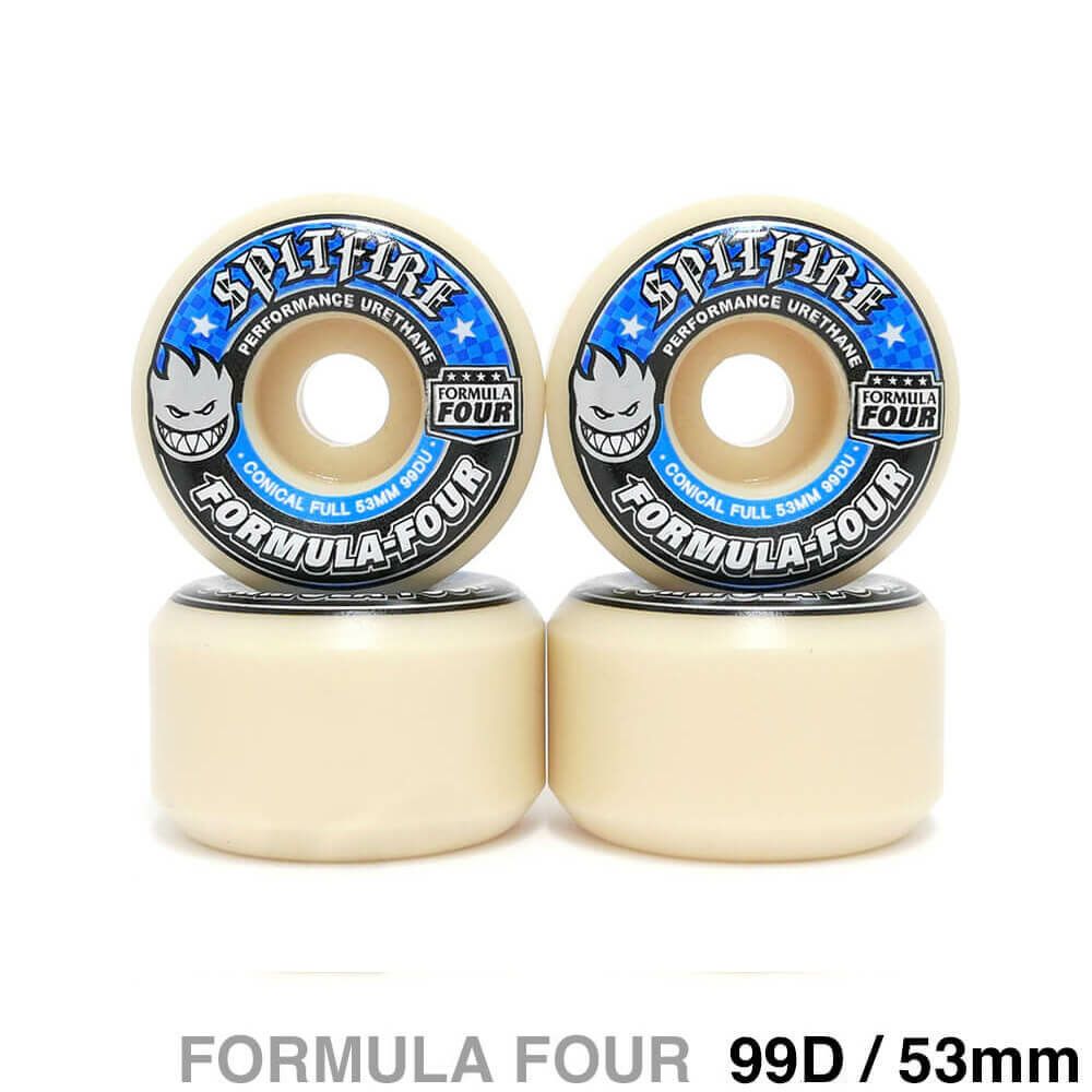 SPITFIRE WHEEL スピットファイヤー ウィール FORMULA FOUR (F4) CONICAL FULL 99D 53mm