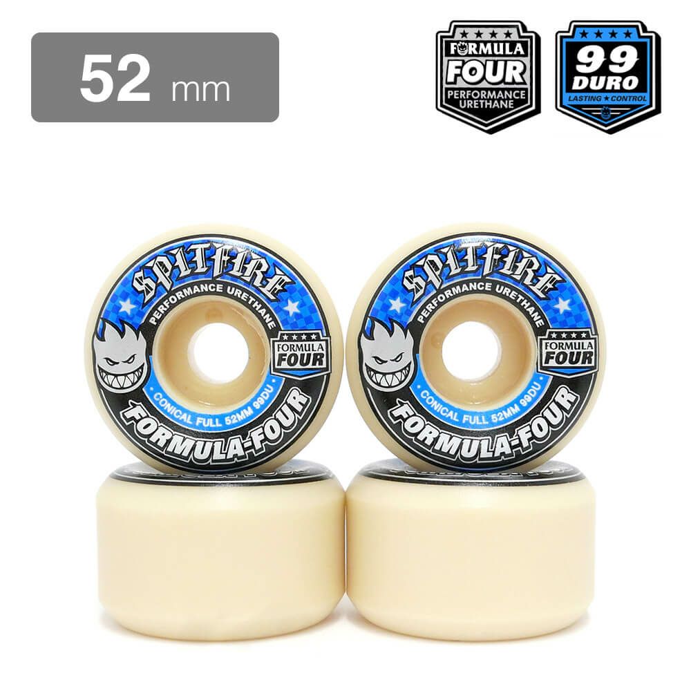 SPITFIRE WHEEL スピットファイヤー ウィール FORMULA FOUR (F4) CONICAL FULL 99D 52mm