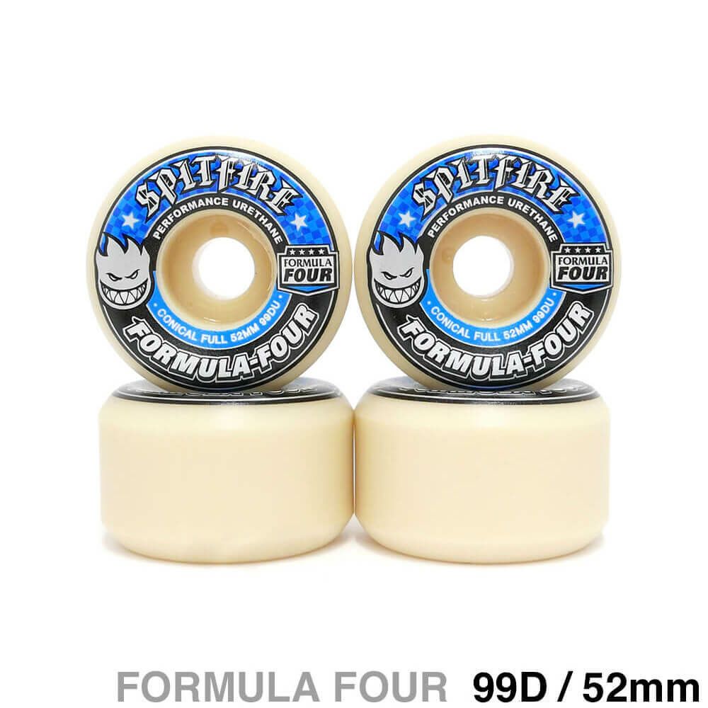 SPITFIRE WHEEL スピットファイヤー ウィール FORMULA FOUR (F4) CONICAL FULL 99D 52mm