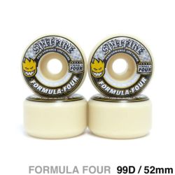 SPITFIRE WHEEL スピットファイヤー ウィール FORMULA FOUR (F4) CONICAL 99D YELLOW PRINT 52mm