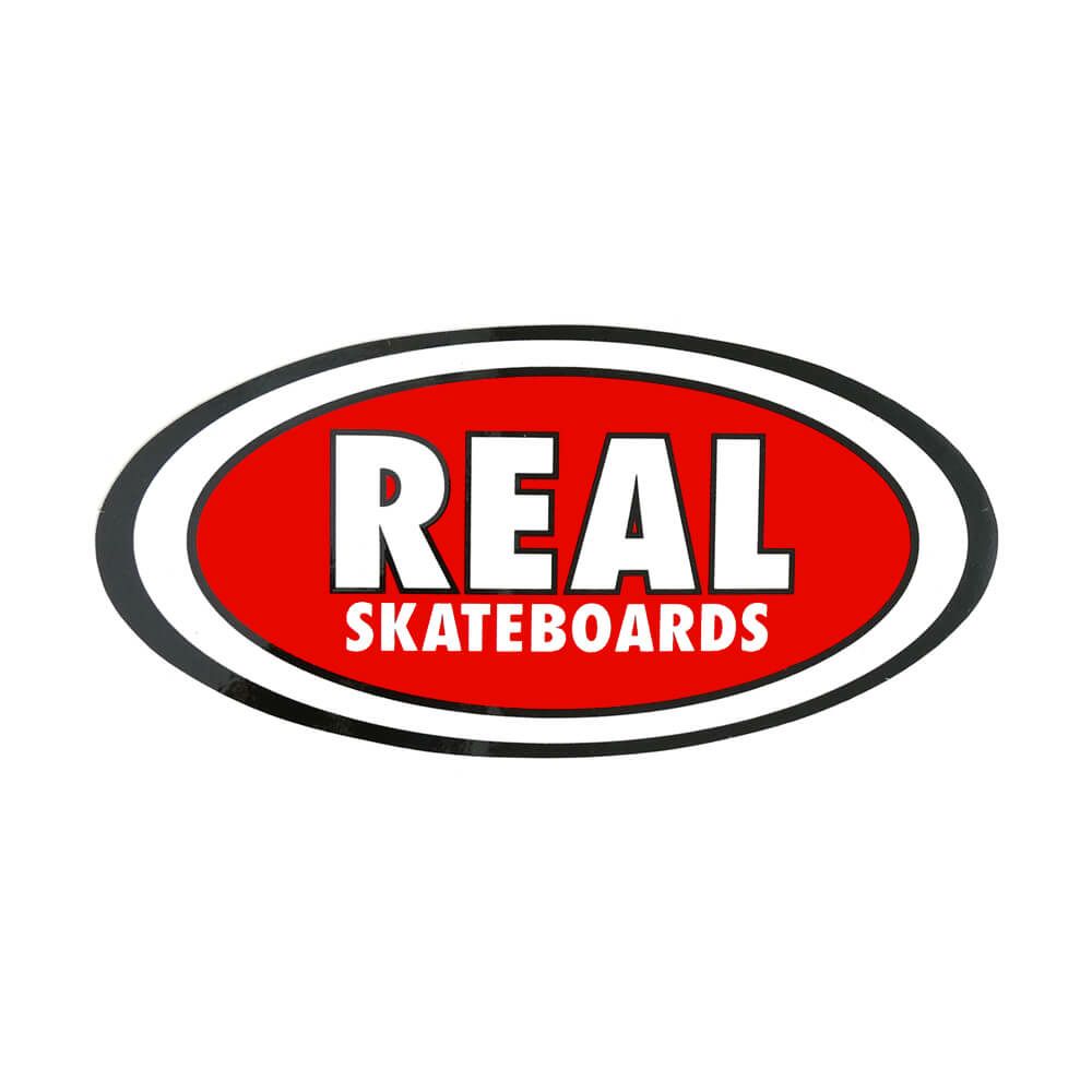 REAL STICKER リアル ステッカー CLASSIC OVAL MEDIUM 440