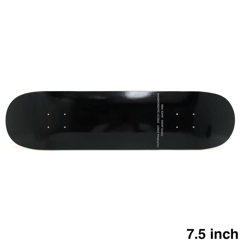 CALIFORNIA STREET DECK カリフォルニアストリート デッキ TEAM SIMPLE BLACK 7.5