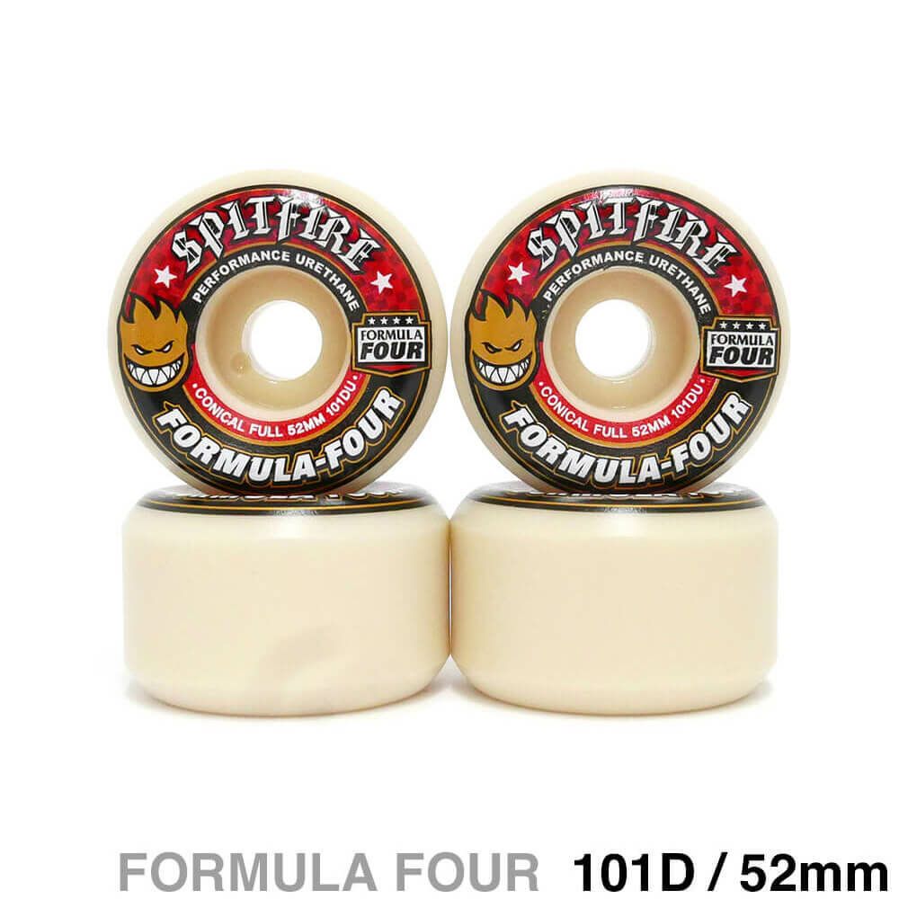 SPITFIRE WHEEL スピットファイヤー ウィール FORMULA FOUR (F4) CONICAL FULL 101D 52mm