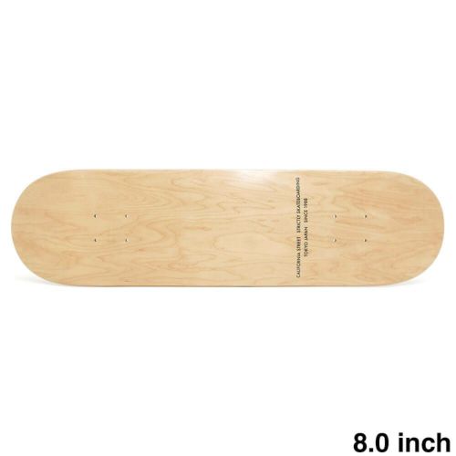 CALIFORNIA STREET DECK カリフォルニアストリート デッキ TEAM SIMPLE CLEAR 8.0