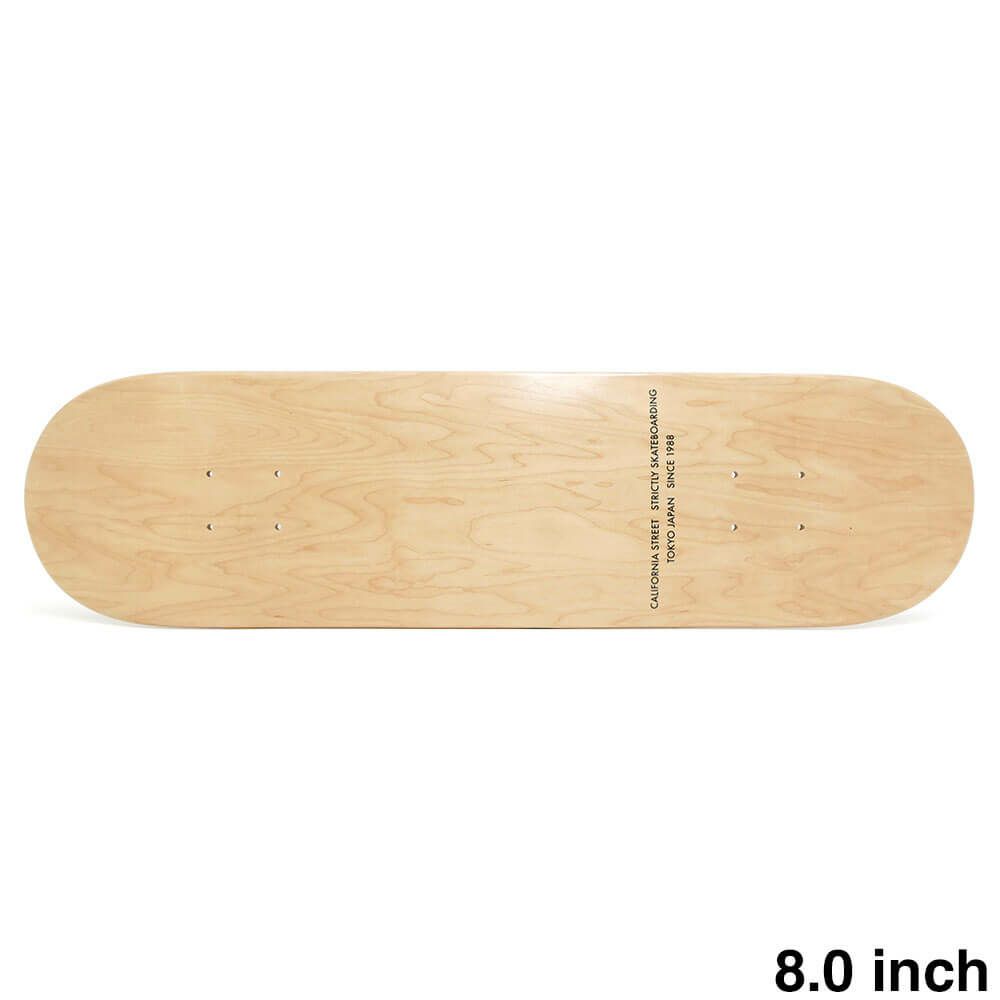 CALIFORNIA STREET DECK カリフォルニアストリート デッキ TEAM SIMPLE CLEAR 8.0
