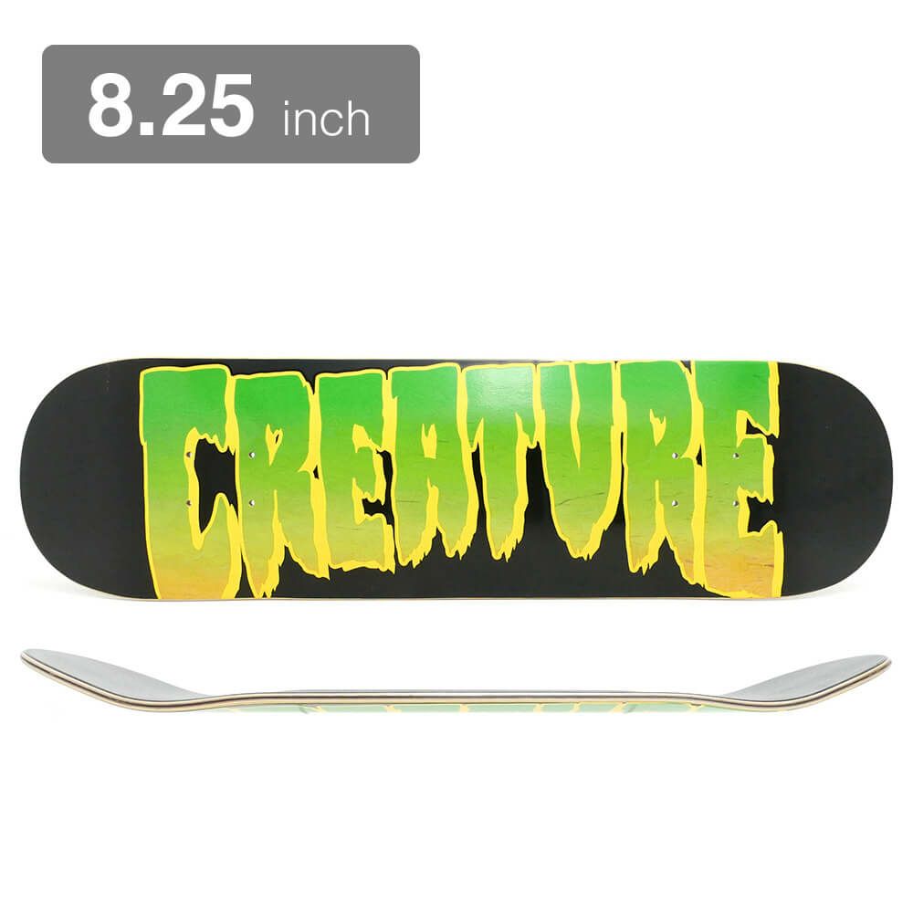 CREATURE DECK クリーチャー デッキ TEAM LOGO OUTLINE STUMPS 8.25