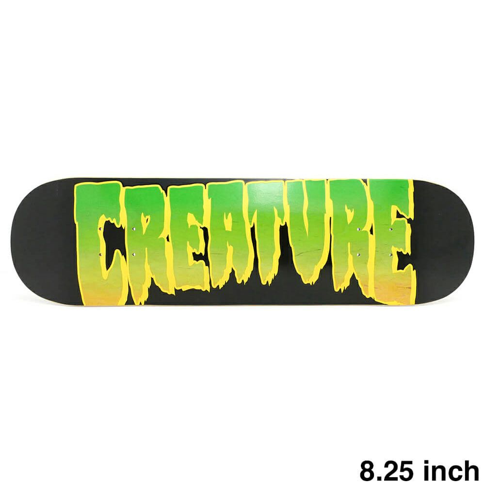 CREATURE DECK クリーチャー デッキ TEAM LOGO OUTLINE STUMPS 8.25