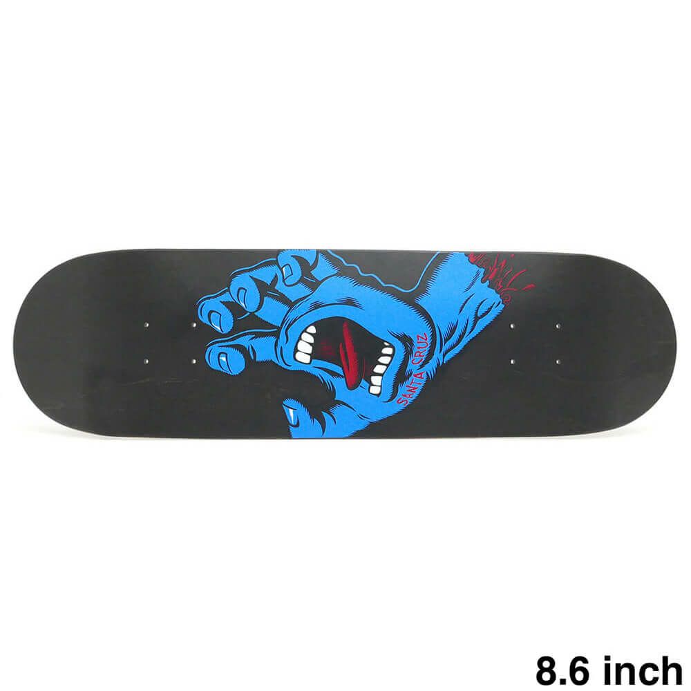 SANTA CRUZ DECK サンタクルーズ デッキ TEAM SCREAMING HAND BLACK STAIN 8.6