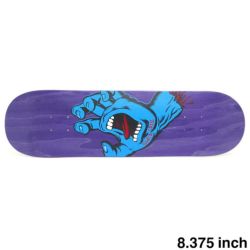 SANTA CRUZ DECK サンタクルーズ デッキ TEAM SCREAMING HAND PURPLE STAIN 8.375