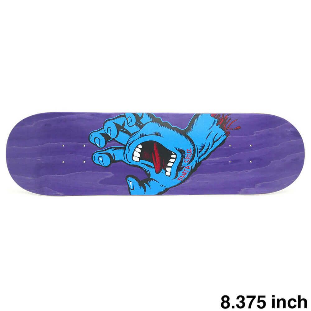 SANTA CRUZ DECK サンタクルーズ デッキ TEAM SCREAMING HAND PURPLE STAIN 8.375