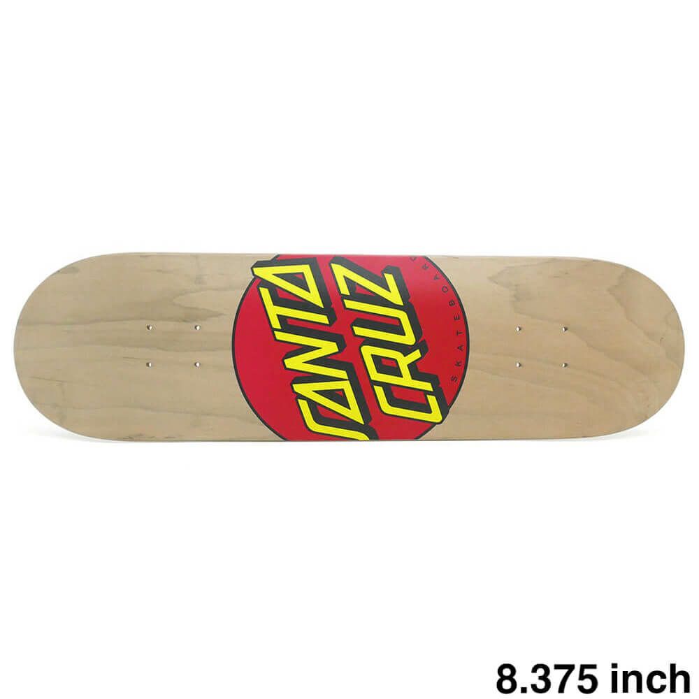 SANTA CRUZ DECK サンタクルーズ デッキ TEAM CLASSIC DOT BROWN STAIN 8.375