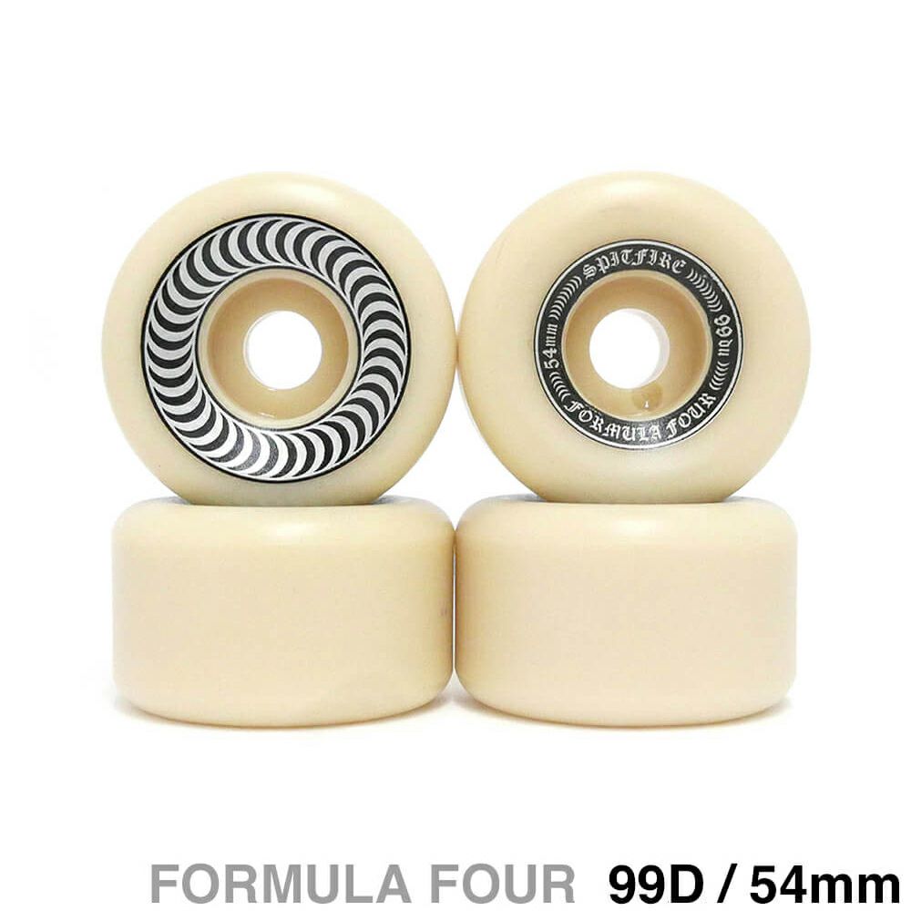 SPITFIRE WHEEL スピットファイヤー ウィール FORMULA FOUR (F4) OG CLASSIC 99D SILVER 54mm