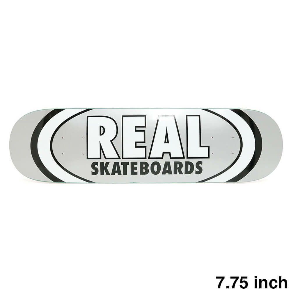 REAL DECK リアル デッキ TEAM CLASSIC OVAL SILVER 7.75