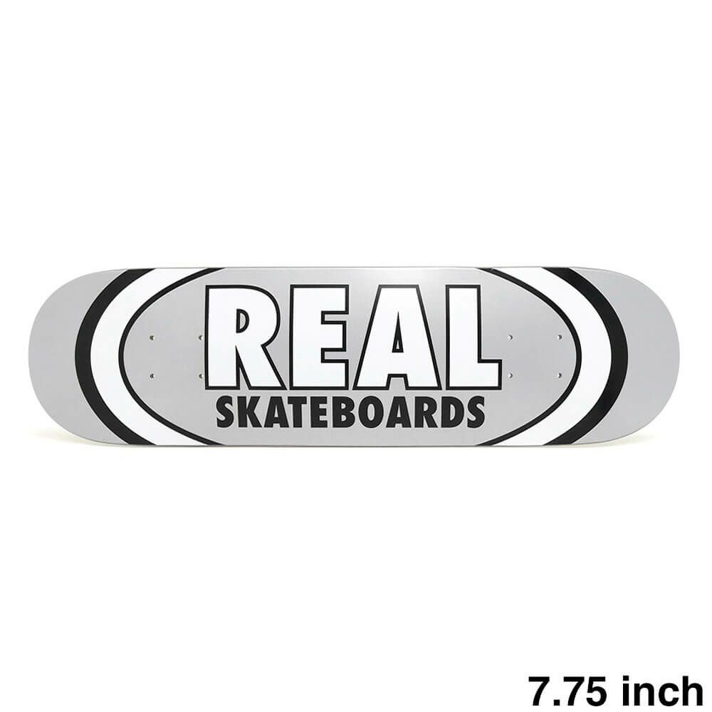REAL DECK リアル デッキ TEAM CLASSIC OVAL SILVER 7.75