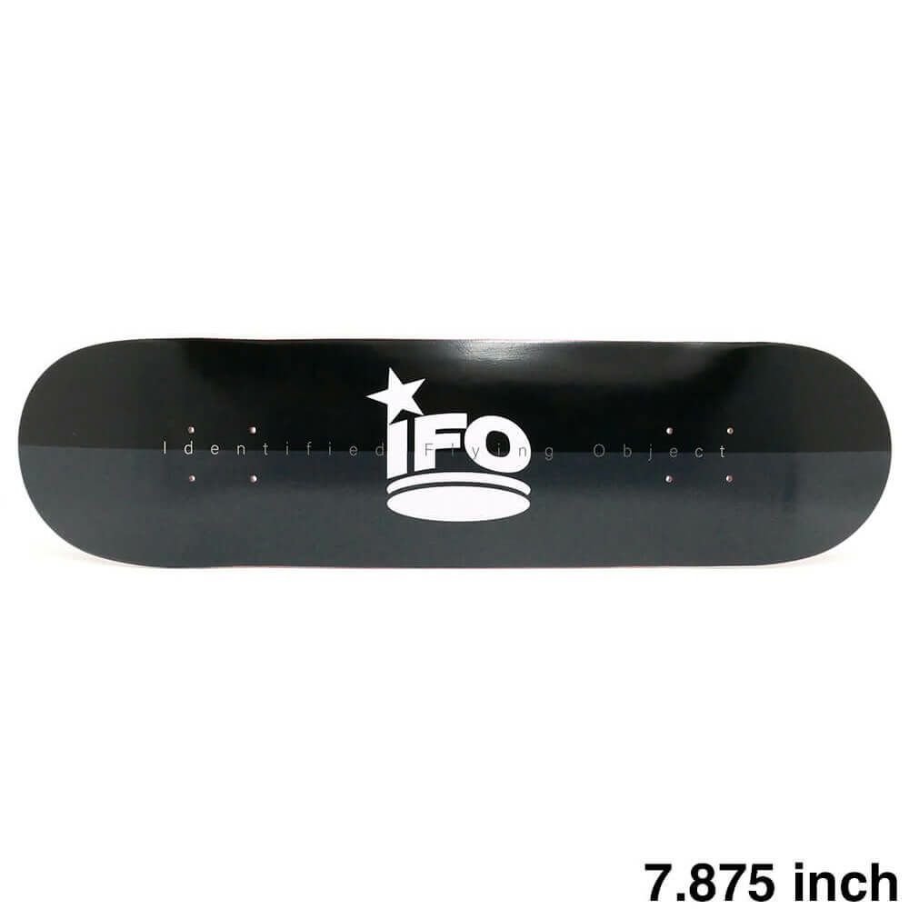 IFO DECK アイエフオーデッキ TEAM THE LOGO BLACK 7.875