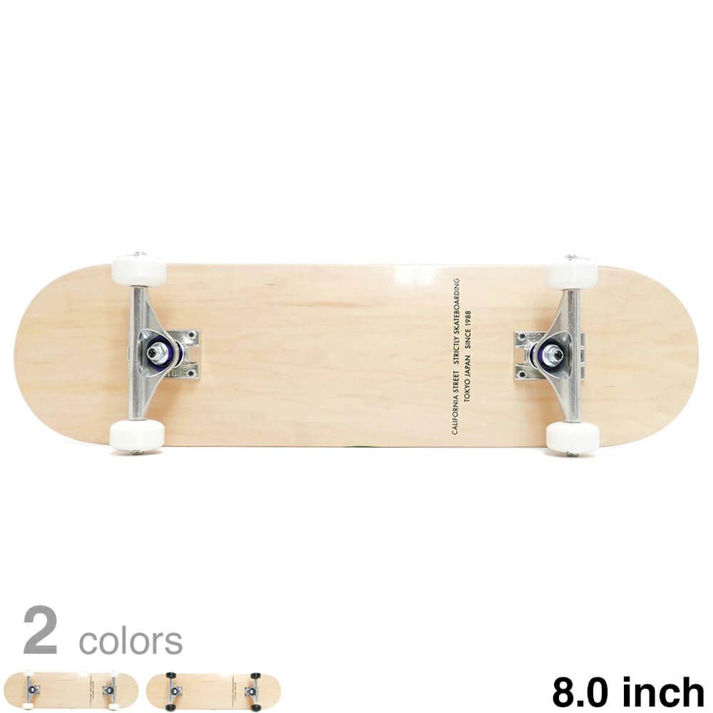 CALIFORNIA STREET カリフォルニアストリート コンプリートセット（スケートボード完成品） SIMPLE CLEAR 8.0 ブランク