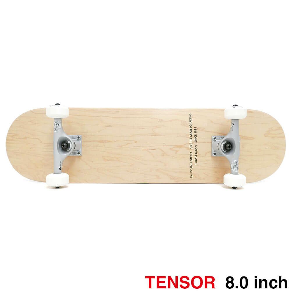 最軽量モデル CALIFORNIA STREET カリフォルニアストリート コンプリートセット（スケートボード完成品） SIMPLE CLEAR 8.0 TENSOR MAG LIGHT ブランク