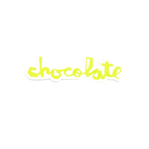CHOCOLATE STICKER チョコレート ステッカー OG CHUNK MEDIUM YELLOW