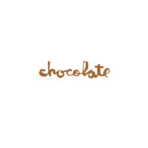 CHOCOLATE STICKER チョコレート ステッカー OG CHUNK SMALL BROWN