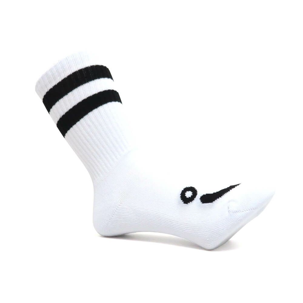 POLAR SOCKS ポーラー ソックス 靴下 HAPPY SAD WHITE 