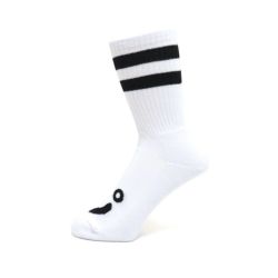 POLAR SOCKS ポーラー ソックス 靴下 HAPPY SAD WHITE 1