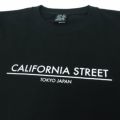 【購入金額 30,000円 以上で 1円】 CALIFORNIA STREET T-SHIRT カリフォルニアストリート Tシャツ LOGO BAR BLACK-01