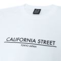 【購入金額 30,000円 以上で 1円】 CALIFORNIA STREET T-SHIRT カリフォルニアストリート Tシャツ LOGO BAR WHITE-01