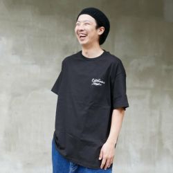 【購入金額 30,000円 以上で 1円】 CALIFORNIA STREET T-SHIRT カリフォルニアストリート Tシャツ HUNTING by ESOW BLACK-04