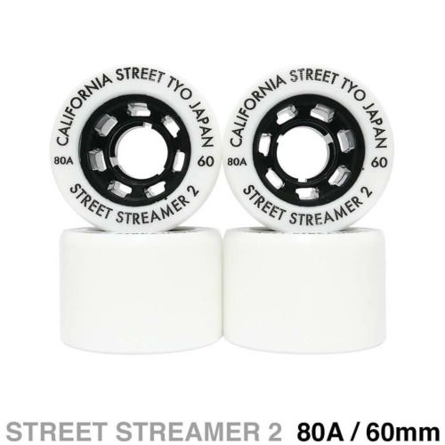 クルージング用 CALIFORNIA STREET SOFT WHEEL カリフォルニアストリート ソフトウィール STREET STREAMER 2 60mm