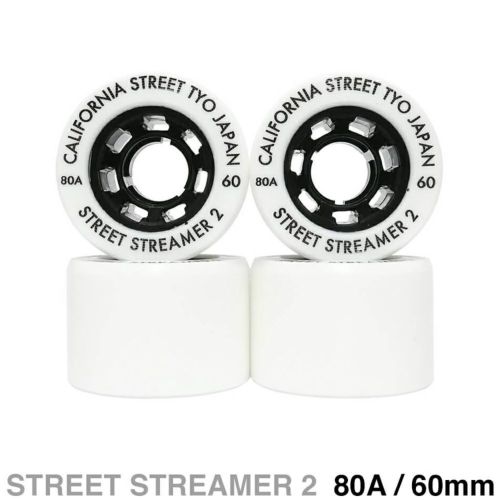 クルージング用 CALIFORNIA STREET SOFT WHEEL カリフォルニアストリート ソフトウィール STREET STREAMER 2 60mm