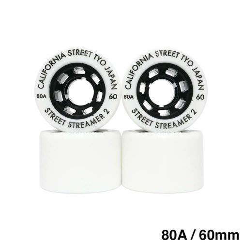 クルージング用 CALIFORNIA STREET SOFT WHEEL カリフォルニアストリート ソフトウィール STREET STREAMER 2 60mm