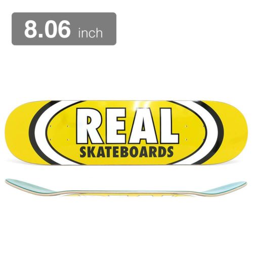 REAL DECK リアル デッキ TEAM CLASSIC OVAL YELLOW 8.06