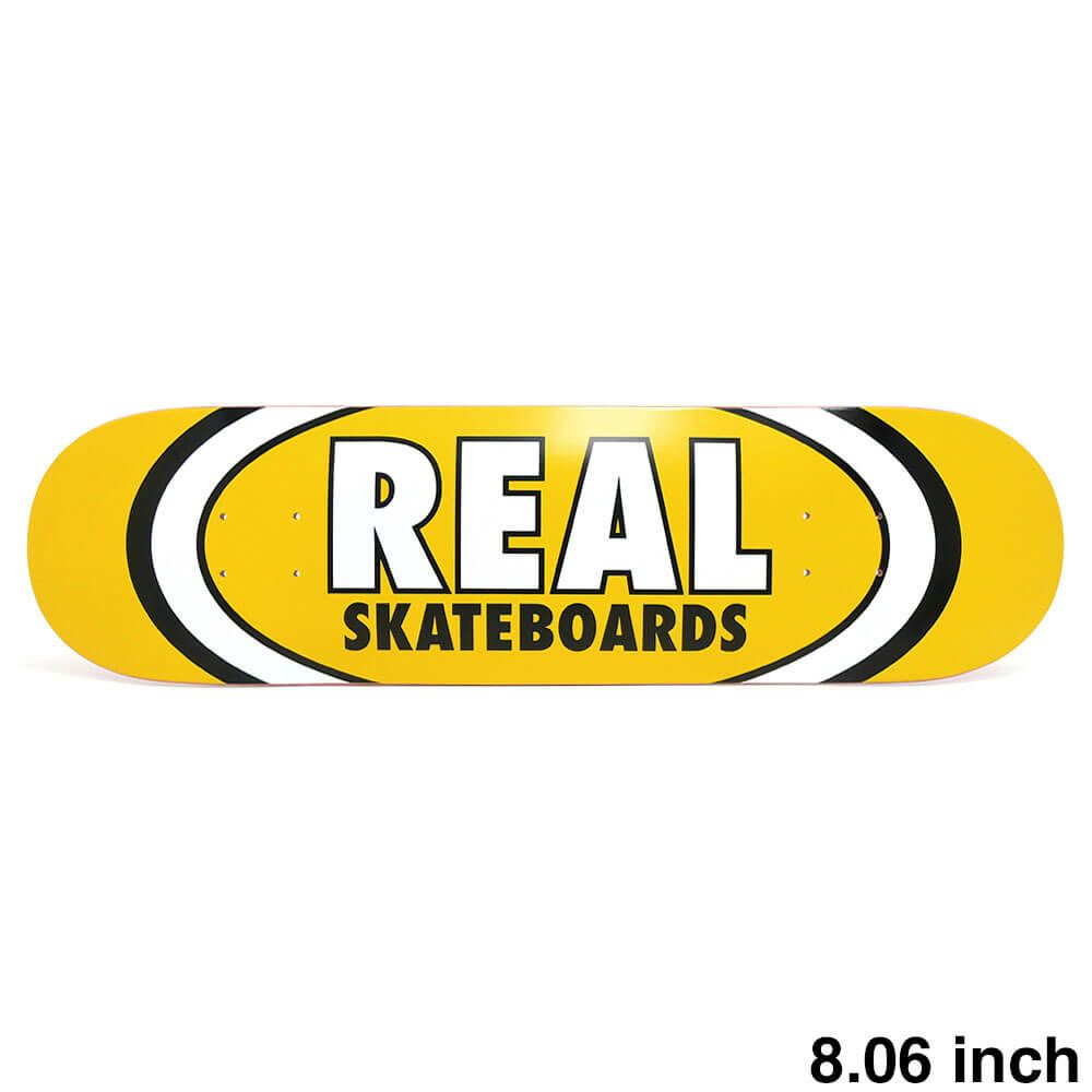 REAL DECK リアル デッキ TEAM CLASSIC OVAL YELLOW 8.06