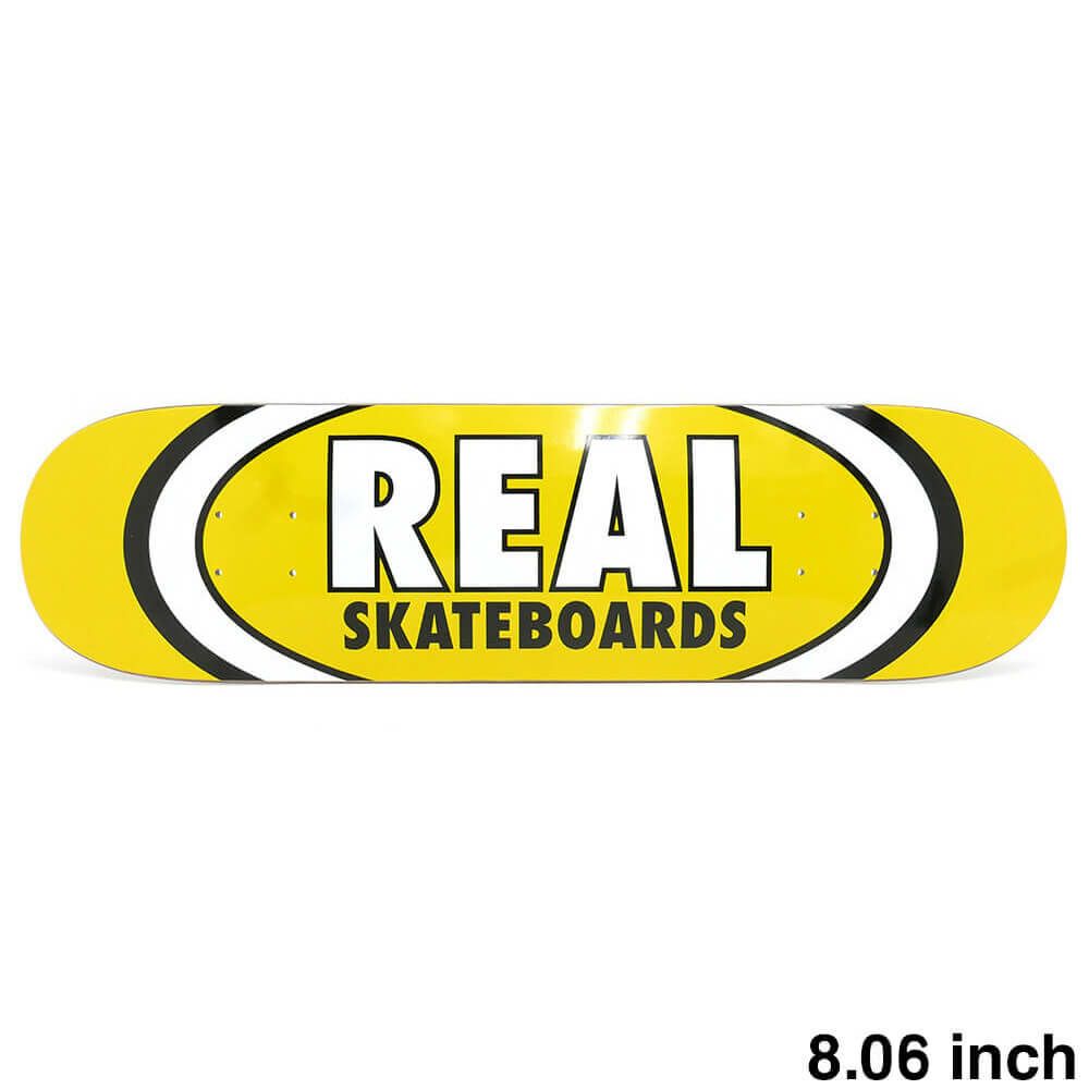 REAL DECK リアル デッキ TEAM CLASSIC OVAL YELLOW 8.06